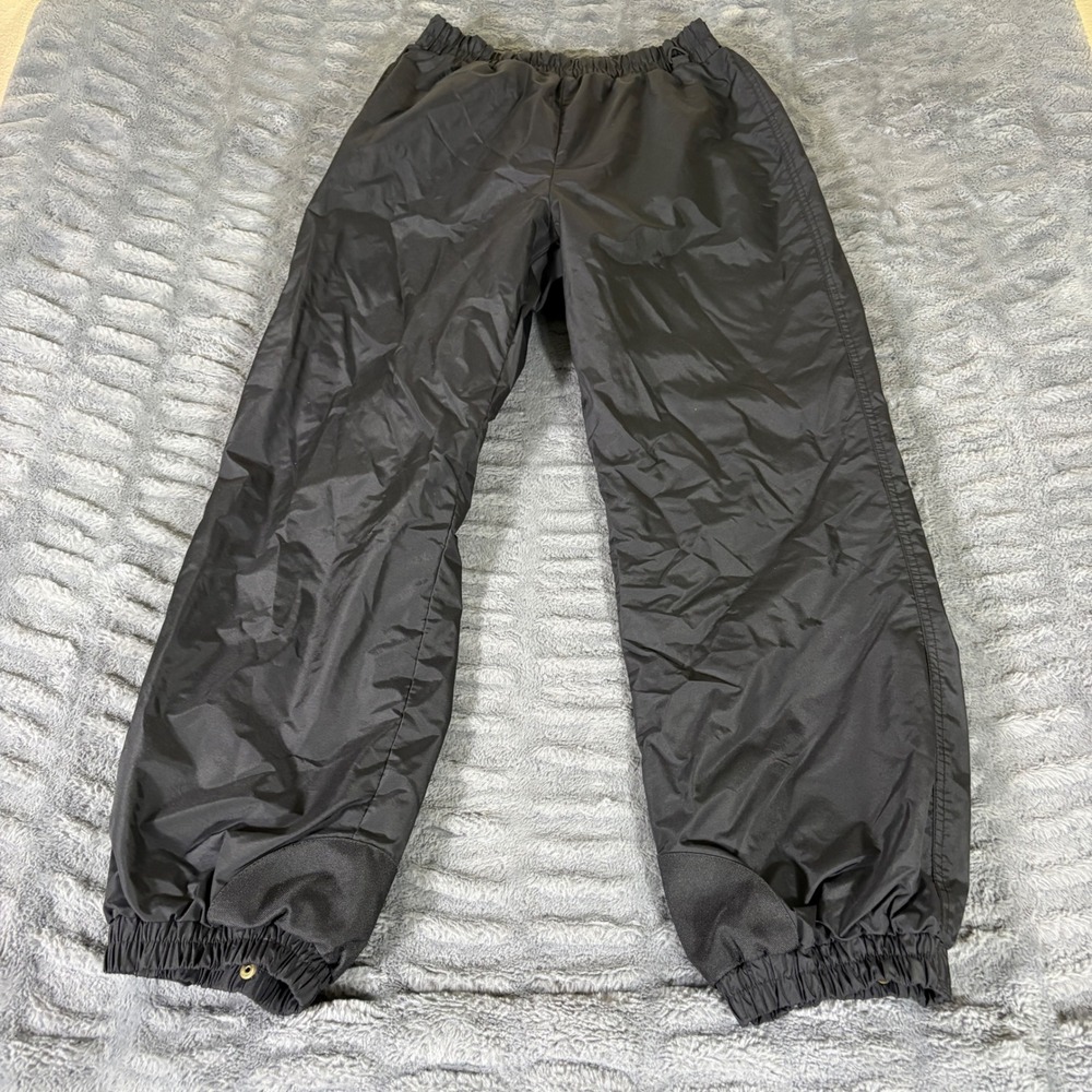 Columbia Womens Black Nylon Rain Windbreaker Pants Large AR845